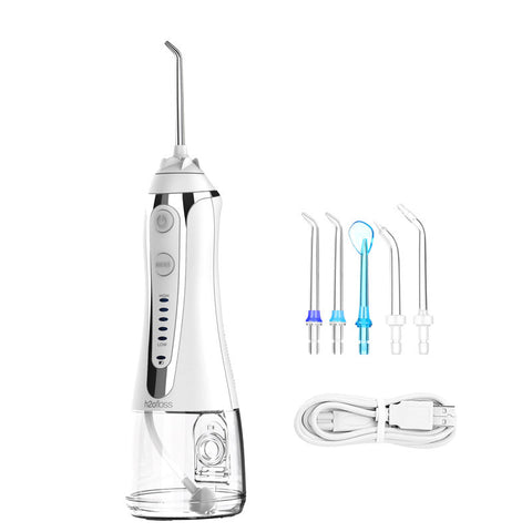 Portable Oral Irrigator 300ml Dental Water Flosser Jet 5 Mod