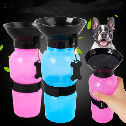 Pet Dog Drinking Water Bottle Sports Squeeze Type Puppy Cat Portable Travel Outdoor Feed Bowl Drinking Water Jug Cup Dispenser