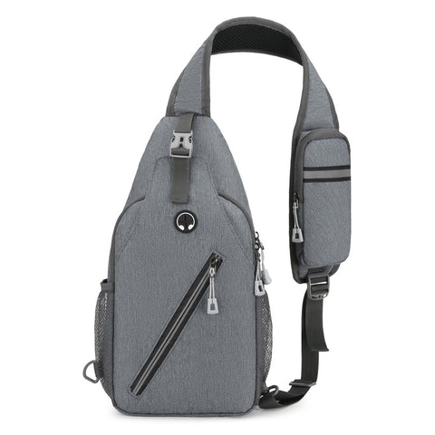 Men's Chest Bag Simple Multifunctional Backpack Sports Casual Messenger Bags