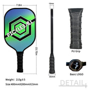 Carbon Fiber Aramid Pickleball Racquet Pickleball Paddle Fashion Sports Racquet