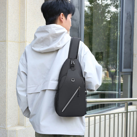 Men's Chest Bag Simple Multifunctional Backpack Sports Casual Messenger Bags