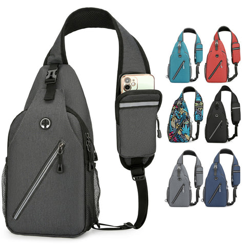 Men's Chest Bag Simple Multifunctional Backpack Sports Casual Messenger Bags