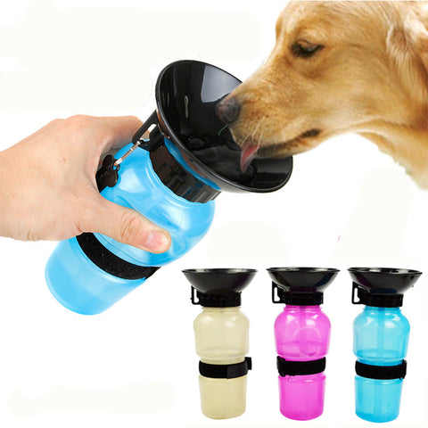 Pet Dog Drinking Water Bottle Sports Squeeze Type Puppy Cat Portable Travel Outdoor Feed Bowl Drinking Water Jug Cup Dispenser