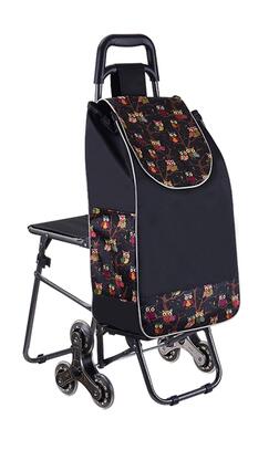 Climbing The Shopping Cart For The Elderly Can Sit And Buy